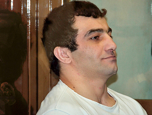 Orkhan Zeinalov at the court session, July 2014. Photo by press-service of the Moscow court, http://mos-gorsud.ru/news/?id=757