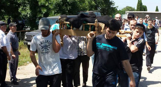 Timur Kuashev's funeral. Nalchik, Volny Aul, August 2, 2014. Photo by Abdulla Duduev, https://www.facebook.com/abdulla.duduev