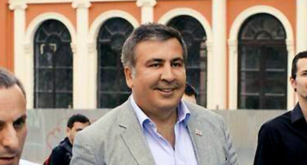 Former Georgian President Mikhail Saakashvili. Photo from personal Facebook account, http://www.facebook.com/SaakashviliMikheil/photos/pb.260603653970023.-2207520000.1407240470./779917582038625/?type=3&theatre