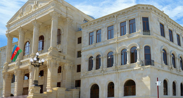 General Prosecutor's Office of Azerbaijan in Baku. Photo: General Prosecutor's Office of Azerbaijan, www.facebook.com/prokurorluq