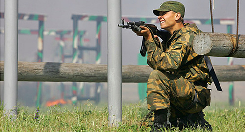 Technical exercises of reconnaissancemen of special-purpose brigade, South Military District (Rostov Region). Photo: website of Defense Ministry of Russia, http://мультимедиа.минобороны.рф/multimedia/photo/gallery.htm?id=2948@cmsPhotoGallery