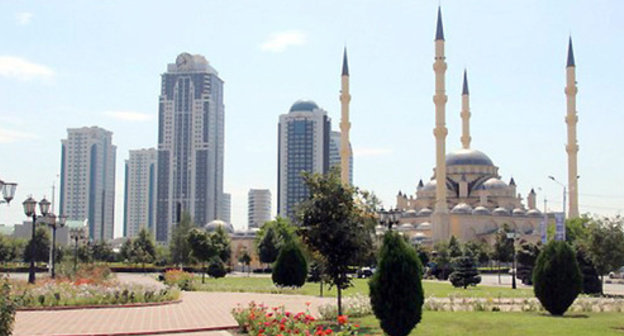 Mosque ‘Heart of Chechnya’, Grozny. Photo: official website of Grozny, Chechnya, http://www.grozmer.ru  