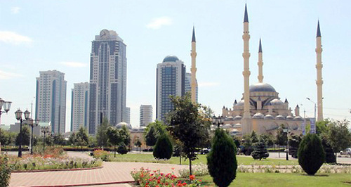 Mosque ‘Heart of Chechnya’, Grozny. Photo: official website of Grozny, Chechnya, http://www.grozmer.ru  