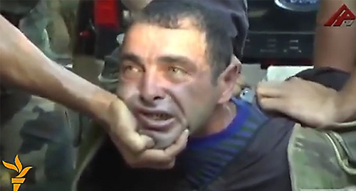 Karen Petrosyan, operative video footage. Photo: screenshot of a reportage made by Irina Ovannisyan http://rus.azatutyun.am/content/article/26525305.html