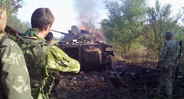 In the south of Donbas, August 2014. Photo http://dnr-news.com/stati/1926-o-situacii-na-yuzhnom-donbasse.html