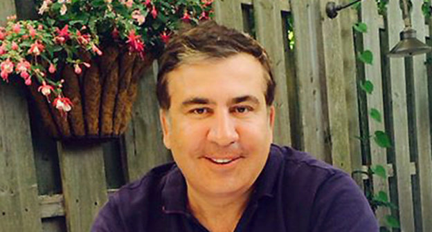 Mikhail Saakashvili, the former Georgian President, August 2014. Photo https://www.facebook.com/SaakashviliMikheil