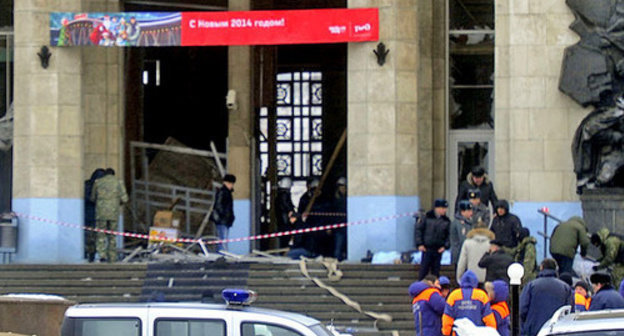 Explosion in Volgograd at the railway station. December 29, 2013. Photo: Administration of Volgograd, ru.wikipedia.org