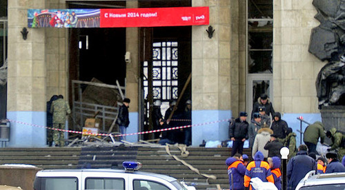 Explosion in Volgograd at the railway station. December 29, 2013. Photo: Administration of Volgograd, ru.wikipedia.org