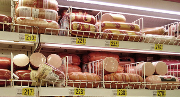 Food products in "Ashan" store. Rostov-on-Don, August 23, 2014. Photo by Oleg Pchelov for the "Caucasian Knot"