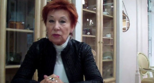 Ella Polyakova, head of ‘Soldier’s mothers of Saint Petersburg’ organization. Screenshot from the video posted by user artezikk on www.youtube.com 