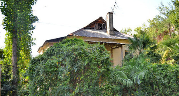 House of the Lavrikov family in Esaulenko Street, Sochi, August 30, 2014. Photo by Svetlana Kravchenko for the ‘Caucasian Knot’. 