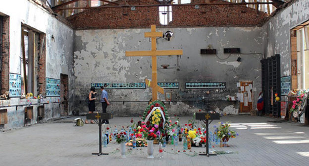 Memorial for the victims of terror act. Photo by Emma Marzoeva for the ‘Caucasian Knot’. 