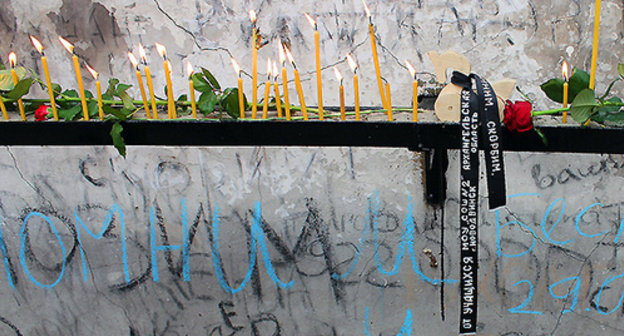 Memorial for the victims of Beslan terror act, Beslan, September 2014.  Photo by Emma Marzoeva for the ‘Caucasian Knot’. 