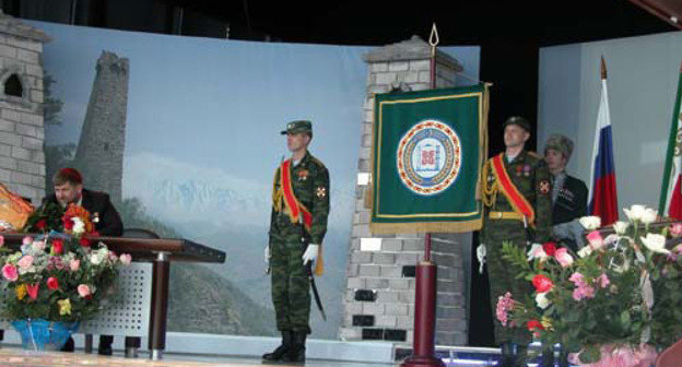 Ramzan Kadyrov inauguration. Chechnya, Gudermes, 2007. Photo by www.chechnyafree.ru