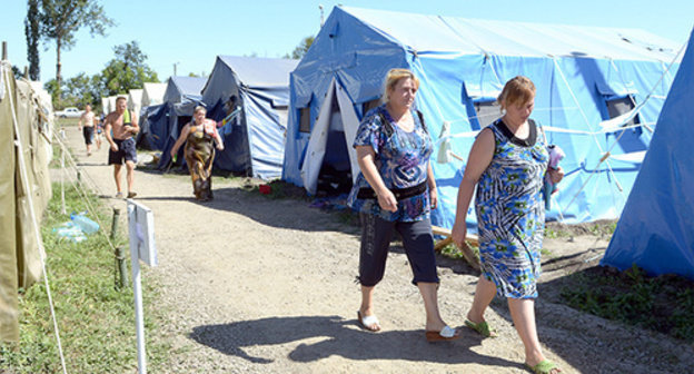 ‘Gukovo’ field camp for Ukrainian refugees. Photo by Oleg Pchelov for the ‘Caucasian Knot’.  