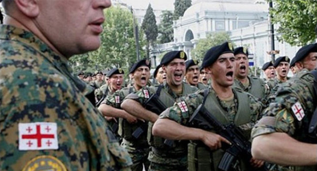 Soldiers of Georgian army. Photo: http://raznesi.info/blog/post/1701