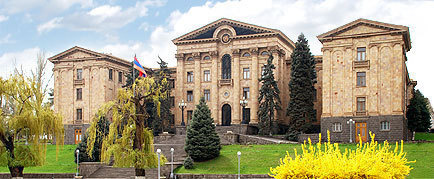 The building of the Armenian Parliament. Photo: http://parliament.am/?lang=eng