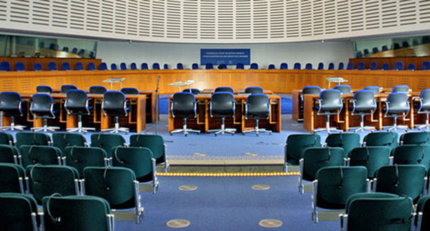 The session hall of the European Court of Human Rights. France, Strasbourg. CherryX