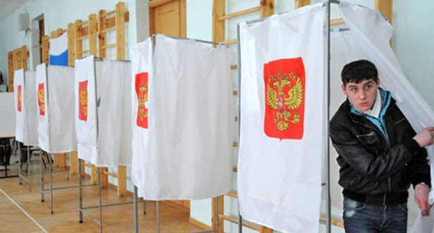 Polling station in Dagestan. Photo: http://www.yuga.ru