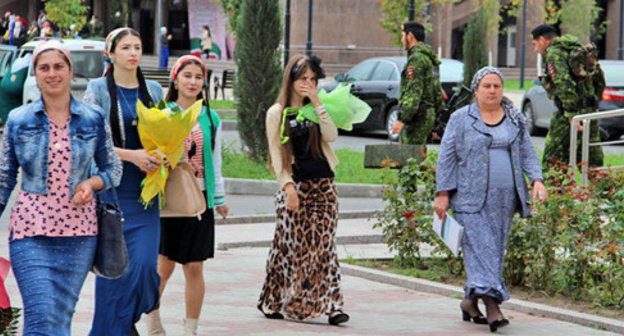 Day of Chechen Woman. September 21, 2014. Photo by Magomed Magomedov for the "Caucasian Knot"