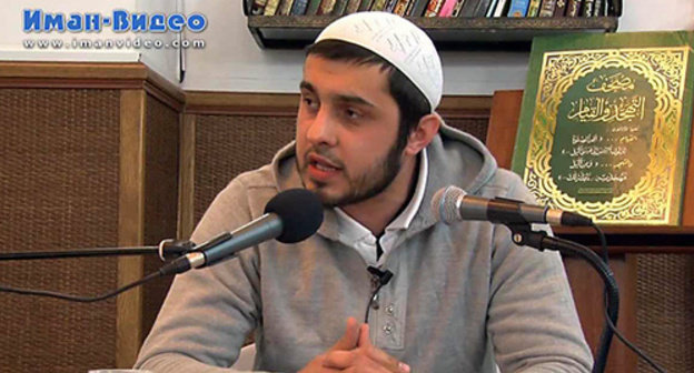 An Islamic preacher Nadir Abu Khalid (Nadir Medetov). Photo: http://www.imanvideo.com/