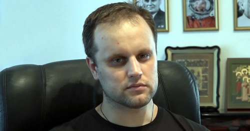 Pavel Gubarev. Photo: DenTVinform Official Stream - DenTV: Donetsk. Issue 2, https://ru.wikipedia.org