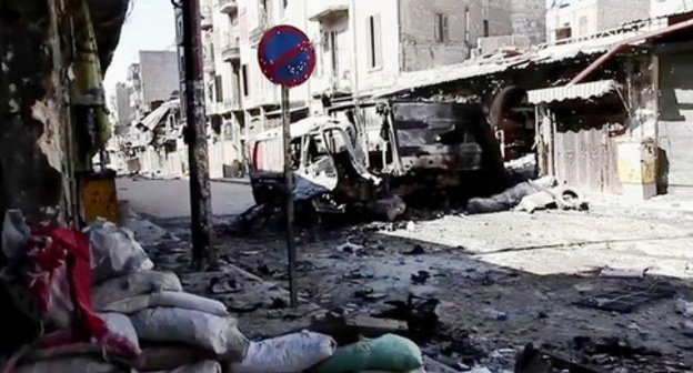 Street in Aleppo after fighting. Syria. Photo: Voice of America News: Scott Bobb reports from Aleppo, Syria https://ru.wikipedia.org