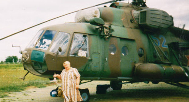 Lyudmila Bogatenkova. Photo: the Committee of Soldiers' Mothers and families "Mothers from Kuma River Area" http://mne-sluzhit.ru/ 