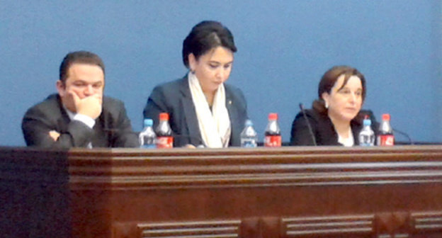 Meeting of the Committee on Human Rights and Civil Integration of the Parliament of Georgia, October 22, 2014. Photo by Inna Kukudzhanova for the ‘Caucasian Knot’.  