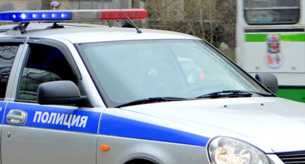 A police car. Photo by Oleg Pchelov for the "Caucasian Knot"