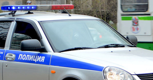 A police car. Photo by Oleg Pchelov for the "Caucasian Knot"