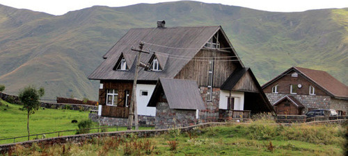 Georgian village. Photo by Magomed Magomedov for the "Caucasian Knot"