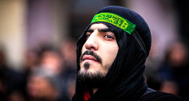 A participant of the religious ceremony. Photo by Aziz Karimov for the "Caucasian Knot"