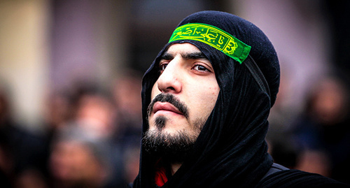 A participant of the religious ceremony. Photo by Aziz Karimov for the "Caucasian Knot"