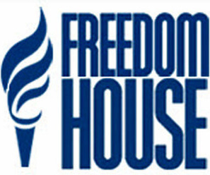 Logo of the international human rights organization Freedom House. Photo https://freedomhouse.org/