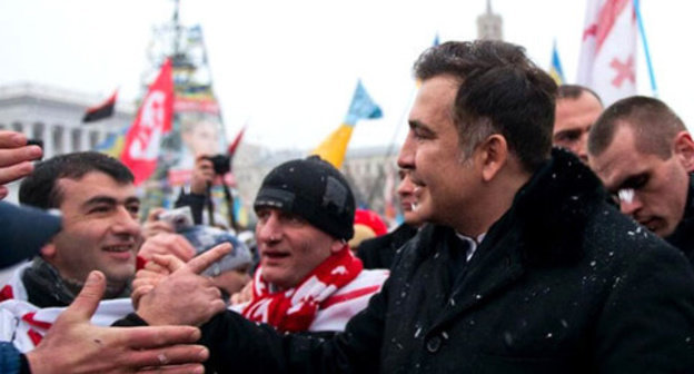 Mikhail Saakashvili (on the left). Photo: VOA - Voice of America, Russian service https://ru.wikipedia.org