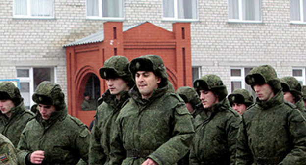 Recruits from Chechnya. Photo: Musa Saidulaev http://www.grozny-inform.ru/