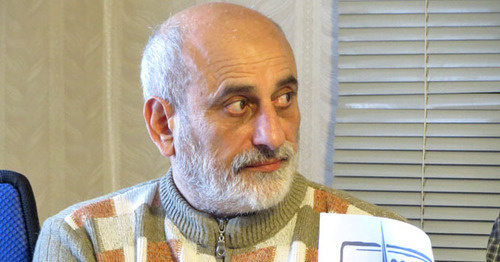 Emil Abramyan, Karabakh War veteran and a member of the political initiative "Pre-Parliament" of Armenia. Photo by Alvard Grigoryan for the "Caucasian Knot"