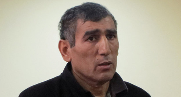 The defendant, Azerbaijani citizen Shakhbaz Guliev. Photo by Alvard Grigoryan for the "Caucasian Knot"