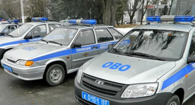 Police cars in Nalchik. Photo: the Ministry of Internal Affairs (MIA) for Kabardino-Balkaria https://07.mvd.ru/