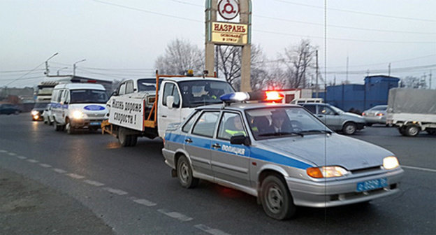 Traffic police car, Ingushetia. Photo: http://www.gibdd.ru/r/06/news/1216591/