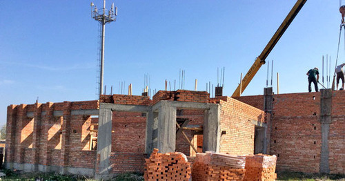 Building site. Photo: the Ministry of Construction and Housing and Communal Services of Kabardino-Balkaria http://www.stroykomplekskbr.ru