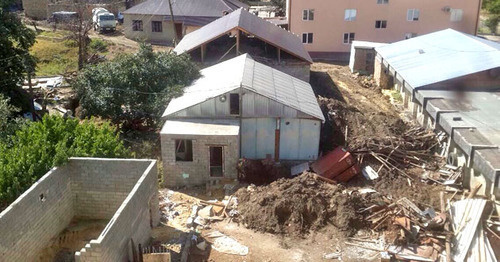 The settlement of Vremenny, Untsukul District of Dagestan, after CTO. November 2014. Photo http://gimry.ucoz.com/news/sozdana_komissija_po_ocenke_ushherba_v_poselke_gimry/2014-11-25-71