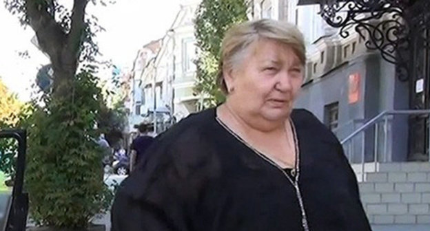 Lyudmila Bogatenkova. Photo: http://fedpress.ru/news/society/news_event/1413802623-lyudmilu-bogatenkovu-otpustili-iz-sizo