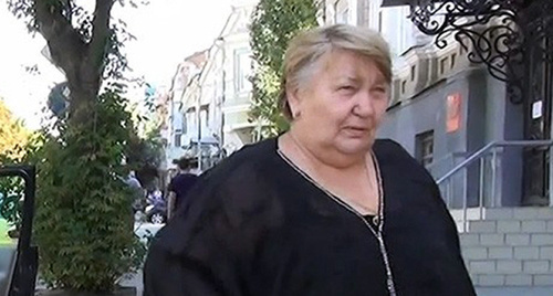 Lyudmila Bogatenkova. Photo: http://fedpress.ru/news/society/news_event/1413802623-lyudmilu-bogatenkovu-otpustili-iz-sizo