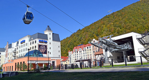 Roza Khutor Alpine Resort. Photo by Svetlana Kravchenko for the ‘Caucasian Knot’. 