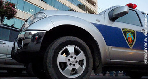 A police car in Georgia. Photo by Alexander Imedashvili, NEWSGEORGIA http://www.newsgeorgia.ru/society/20110315/213789382.html 