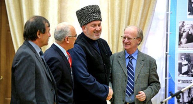 Participants of the conference. Photo by Kazbek Vakhaev, http://www.grozny-inform.ru/main.mhtml?Part=26&amp;PubID=56533