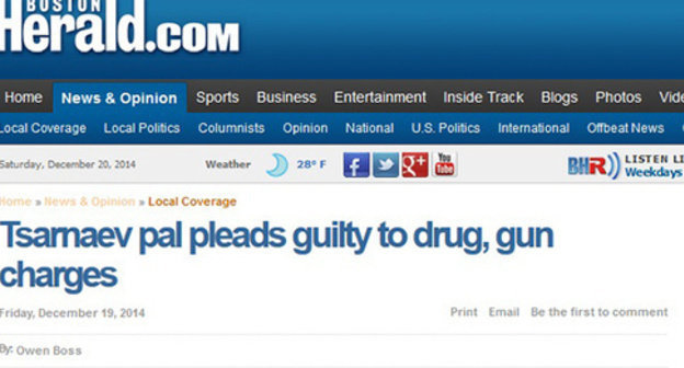 Screenshot of a website BostonHerald.com page dedicated to the trial in case of Johar Tsarnaev. Photo: https://bostonherald.com/