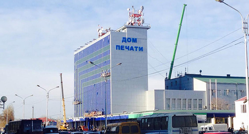 House of Press in Grozny after restoration, December 25, 2014. Photo by Akhmed Aldebirov for the ‘Caucasian Knot’. 